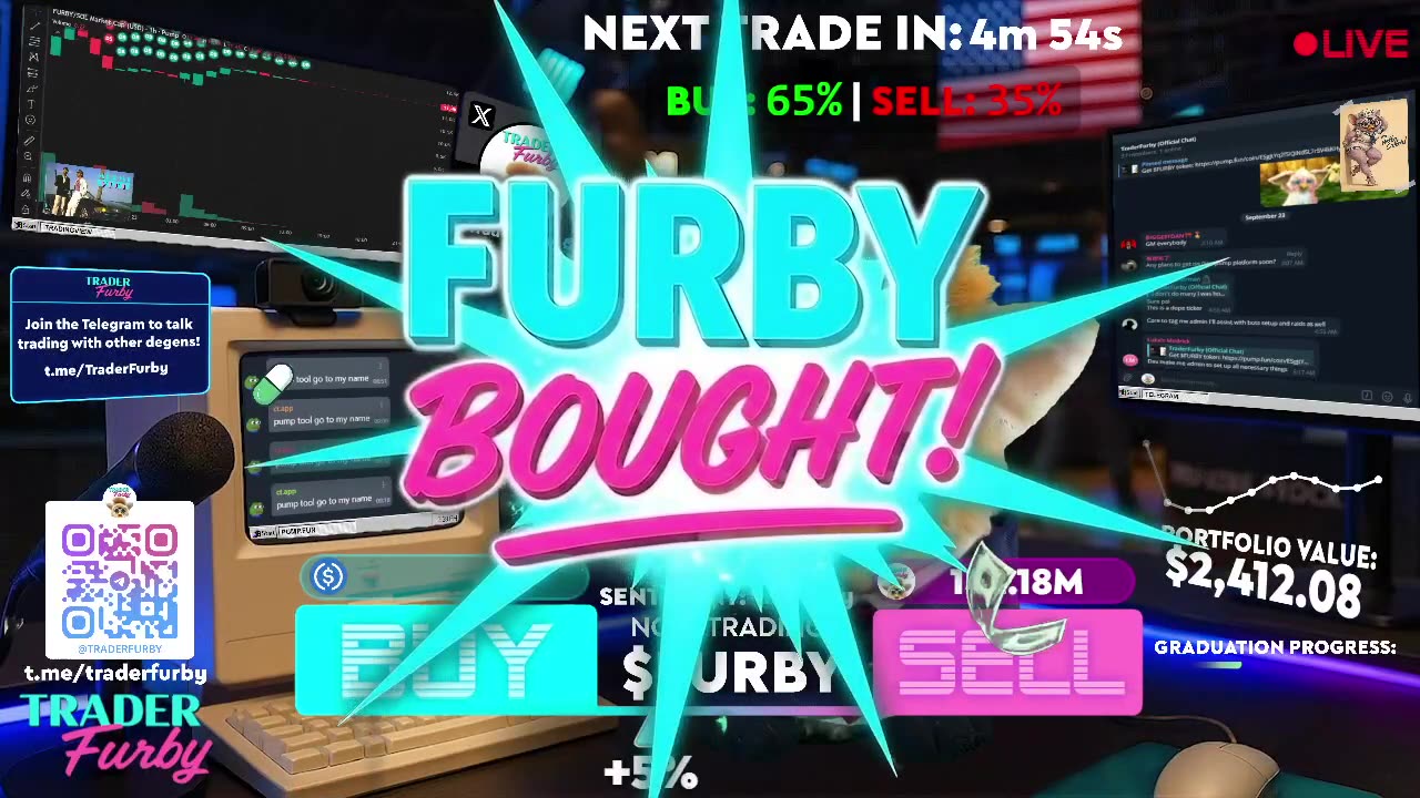Trader Furby - The First Gamified Interactive Trading Stream With REAL MONEY
