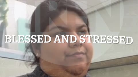 She looks stressed out as a social worker