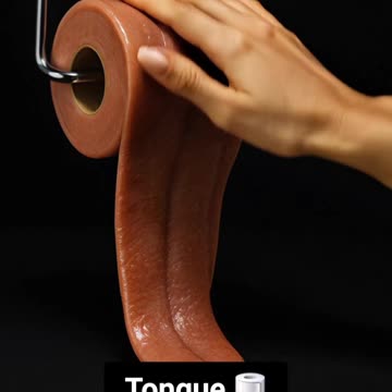 Toilet Paper Made Out Of Tongue