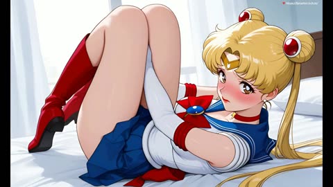 Sailor moon cleaning your ears asmr