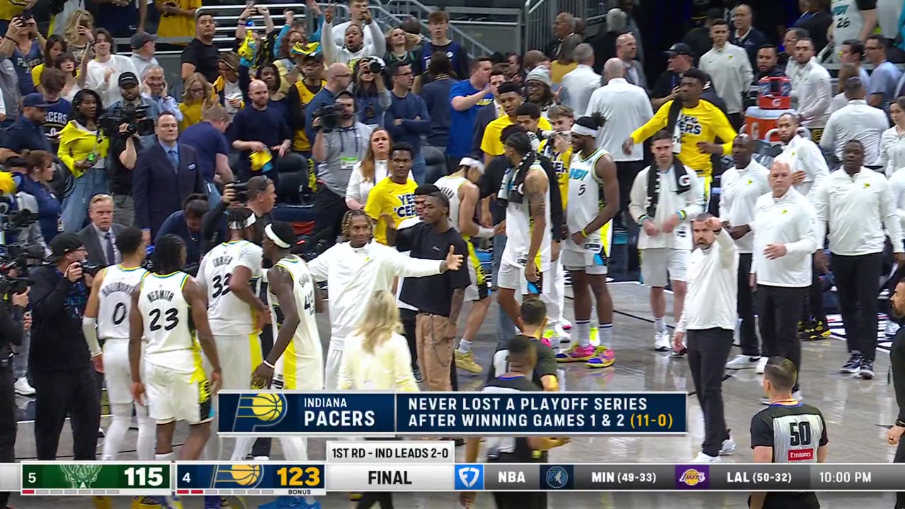 NBA - PACERS JUMP OUT TO 2-0 SERIES LEAD 🙌