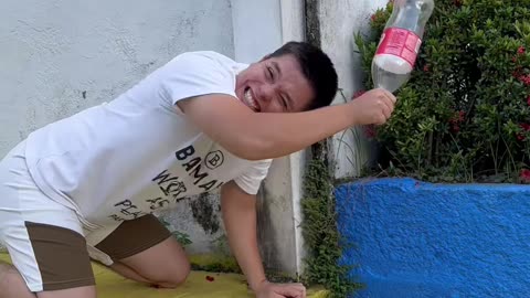 What a prank by person on street