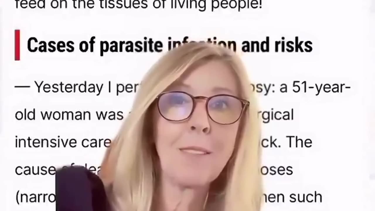 🚨 Autopsy shows 90% of the dead is full of Parasites