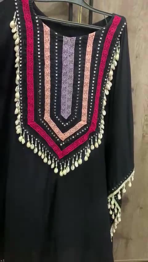 Viral kaftan,black color elegant dress,viral kurti, Pakistani dress