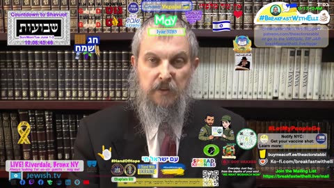 SHOW NOTES: Breakfast with Elli - S7E191 - THURSDAY - 22 May 2025 - 24 Iyar - 5785