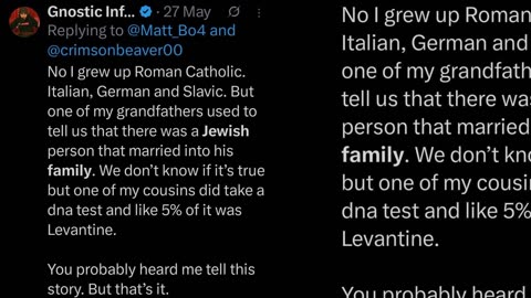 HandsomeTruth admits relationship w/"Gnostic Informant"
