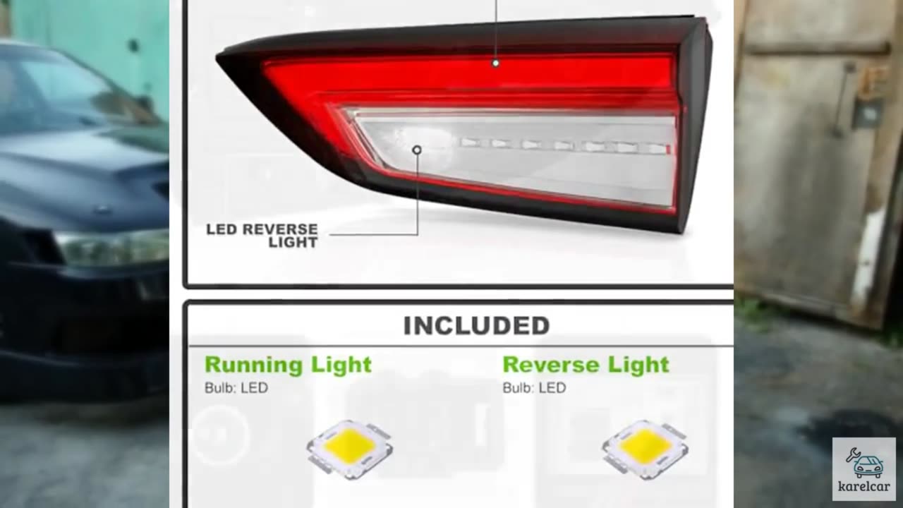 KEEKPO - For 2022 2023 2024 GMC Terrain SLE|SLT|AT4 Inner LED Tail Light Trunk