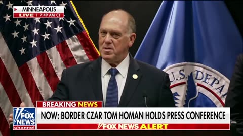 Tom Homan confirms *ALL* illegal aliens in Minnesota remain eligible for deportation