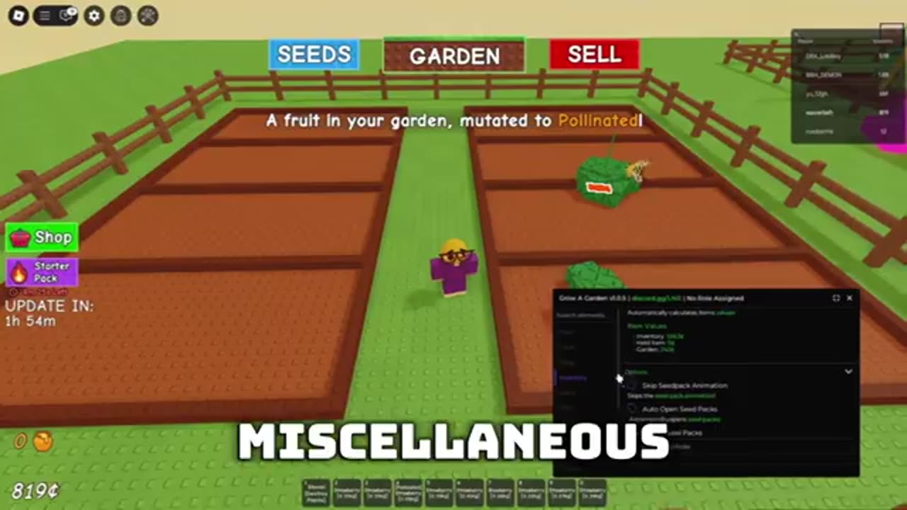 Grow a Garden Script Pet Sniper