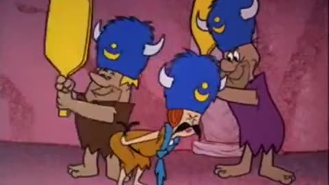 Flinstones - Betty and Wilma Get Paddled