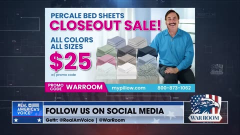 ALMOST GONE: Mike Lindell On $25 Sheet Set Deal