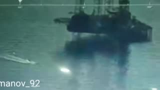🚤🇺🇦 Ukrainian surface drone with FPV drones on board sailed to attack Russian