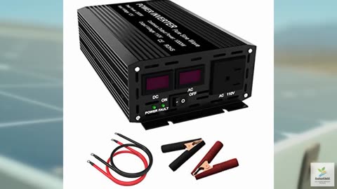 SHIERLENG 2000W Pure Sine Wave Power Inverter DC 12V to 110V AC 1000W Continuous