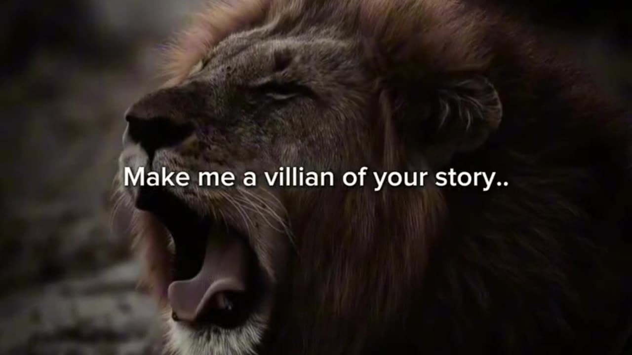 Make a villian of your story