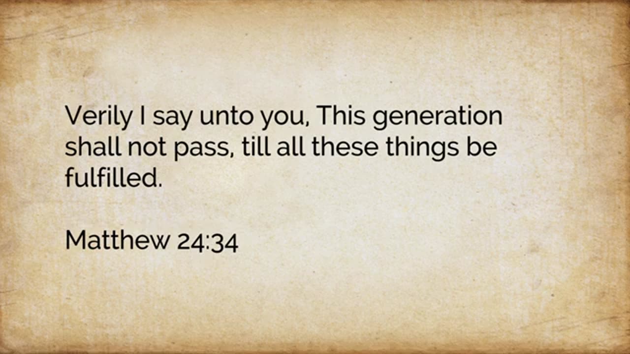 Matthew 24 36 - 51 What Shall Be the Sign of Thy Coming Part 4 Thomas Cucuzza