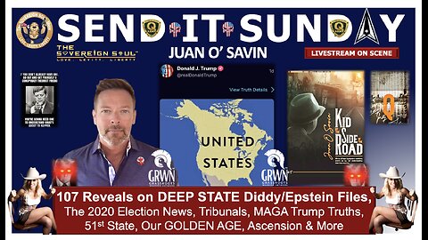 Juan O’Savin w/ Brad Wozny: Stolen Elections, DEWs, [DS] Tribunals, Biblical MAGA Truths, Golden Age