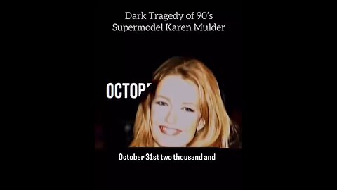 Dutch Supermodel Karen Mulder, who was one of the most photographed women of the 90s