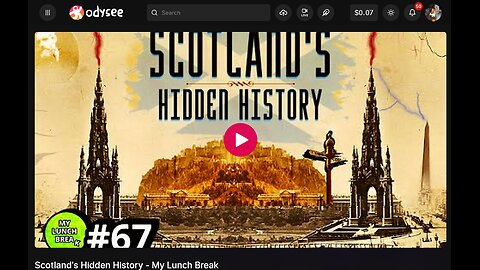 SCOTLANDS HIDDEN HISTORY - MY LUNCH BREAK