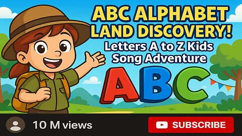 ABC Alphabet Land Discovery! 🎒🎉 Letters A to Z Kids Song Adventure |ABC Song | ABC For Kids |Rhymes