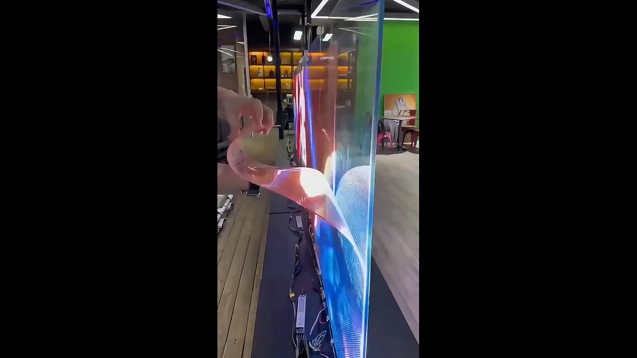 Transparent LED displays turn ordinary windows into immersive visual experiences