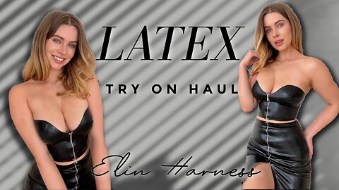 Elin Harness Latex Try On Haul with Brandy G