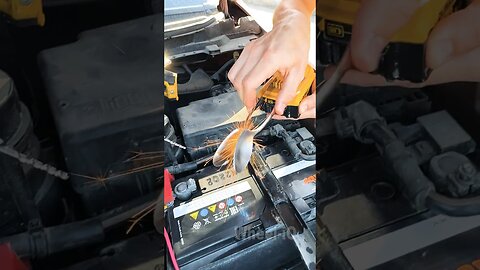 Spoons??? 🤯 Really??? 😲 Start a Car Using a Drill Battery and Spoons