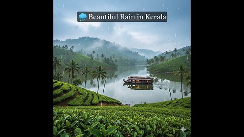 Beautiful Rain in Kerala 🌧️ | Monsoon Paradise in God’s Own Country