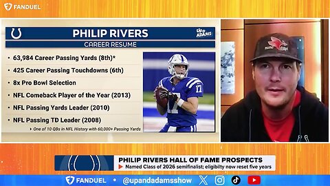 January 1, 2026 - QB Philip Rivers Reflects on His Return to the NFL