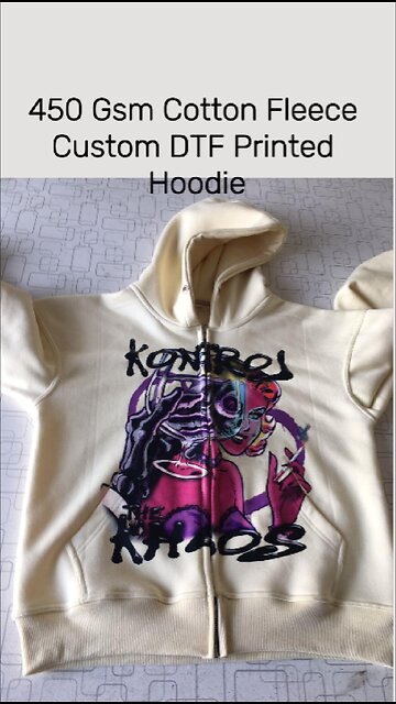 🎨 Customize Your Look with 450 GSM Cotton Fleece Hoodies!