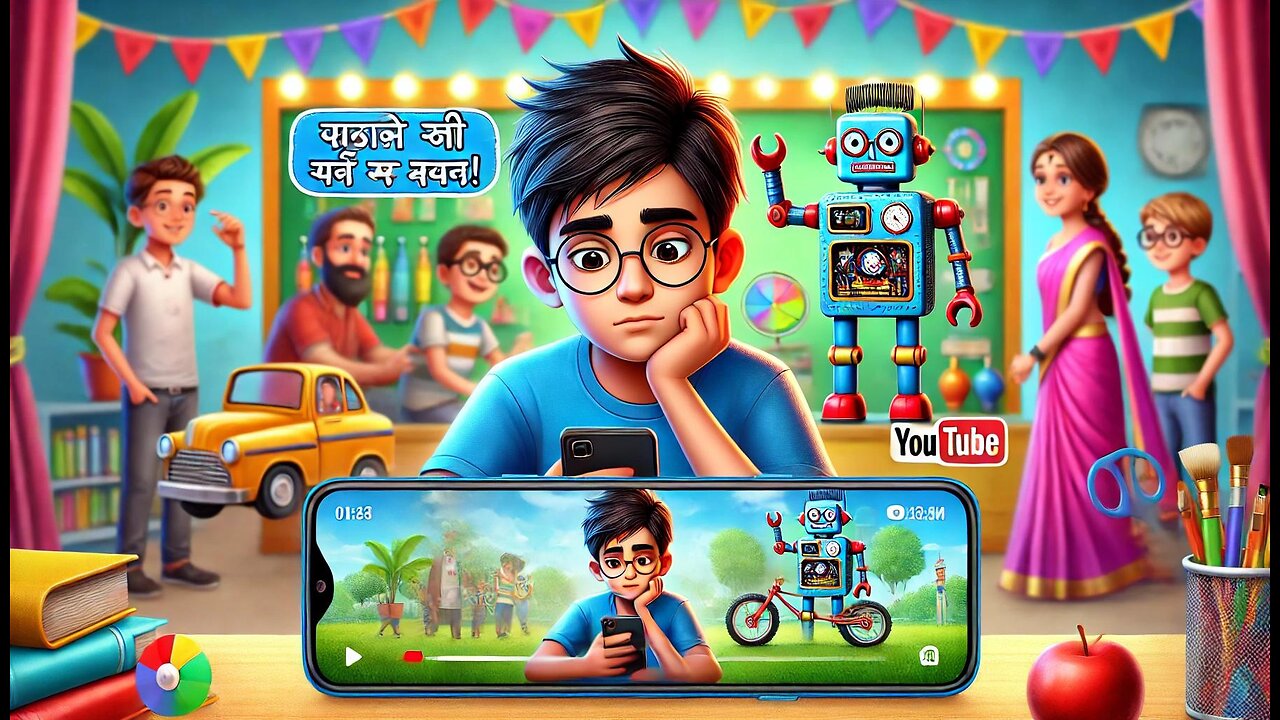 **"सोशल मीडिया का जादू!📱| एक बच्चा और उसकी अनोखी सीख | Moral Story for Kids"**