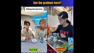 2 Videos. Same young actress. Same timeline. Very confusing! Is she hungry or not? Ohhh Pallywood...