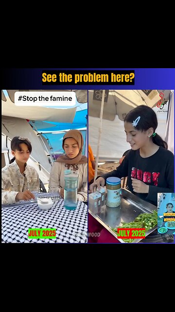 2 Videos. Same young actress. Same timeline. Very confusing! Is she hungry or not? Ohhh Pallywood...