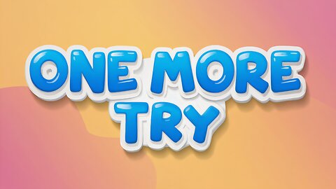 One More Try | 1980’s Love Song About Second Chances