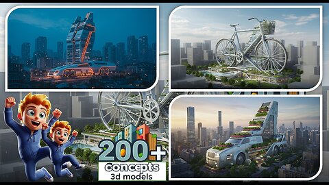 AI-Generated Vehicle Shaped Buildings Creative Designs