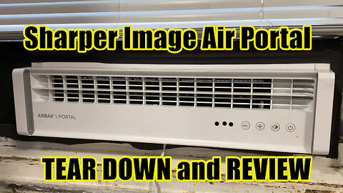 Sharper Image PORTAL AC Window Fan TEARDOWN Cleaning and Review #wisebuyreviews