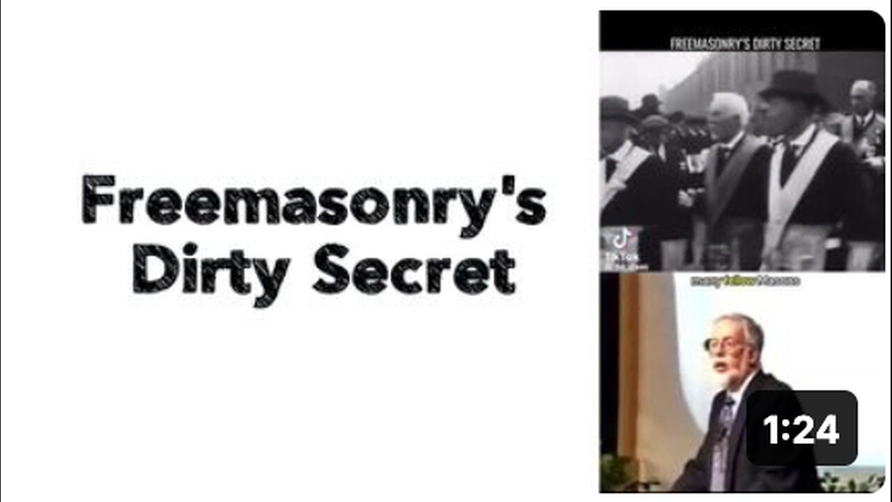 Freemasonry's Dirty Secret