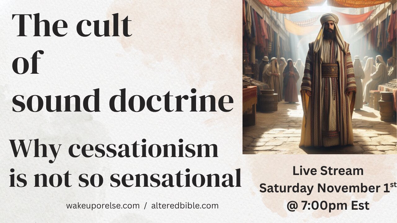The cult of sound doctrine - Why cessationismis not so sensational