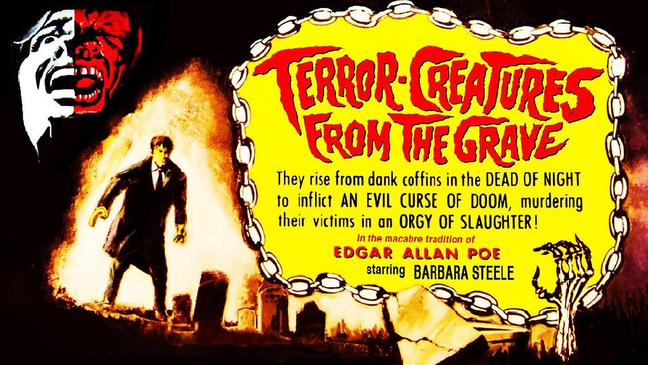TERROR CREATURES FROM THE GRAVE 1965 Evil Spirits Create Havoc for Heirs of Estate FULL MOVIE HD & W/S