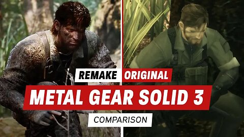 Metal Gear Solid Delta - Snake Eater vs Metal Gear Solid 3 Comparison