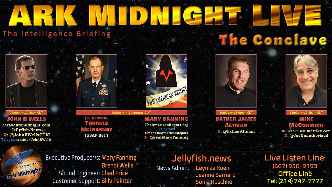 The Intelligence Briefing /The Conclave - John B Wells LIVE