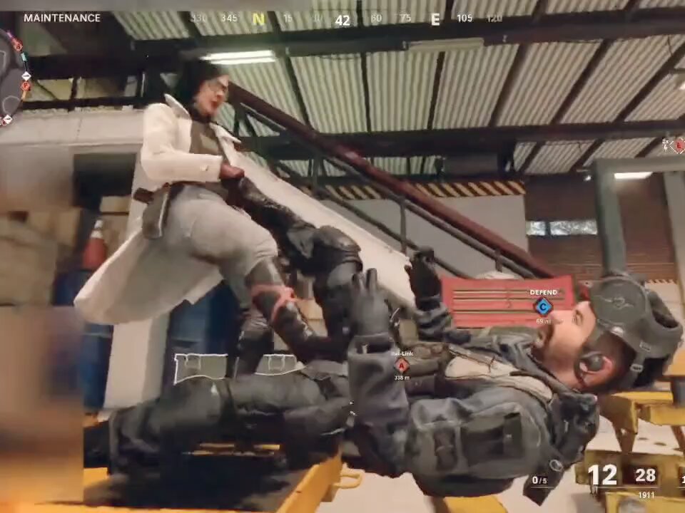 Groin stomp