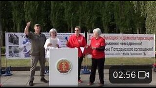 Немецкие партизаны в День Победы - Советский мемориал Берлин-Трептов - 9 мая 2025 года!