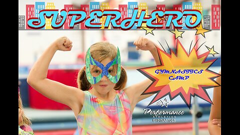 Need a Hero? We've got OODLES!! (at PA Gym's Superhero Gymnastics Camp) 