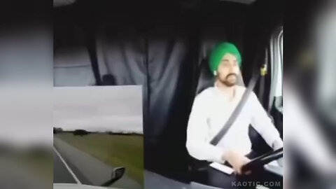 And another pajeet flies off the road! 👳‍♂️
