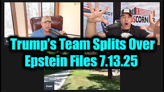 Trump’s Team Splits Over Epstein Files - #Juan BIG Intel 7.13.25