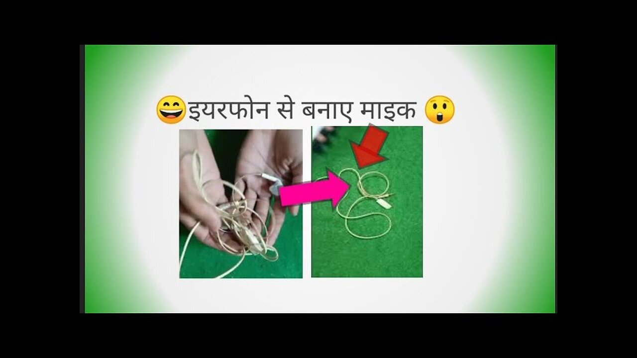how to make earphone mic