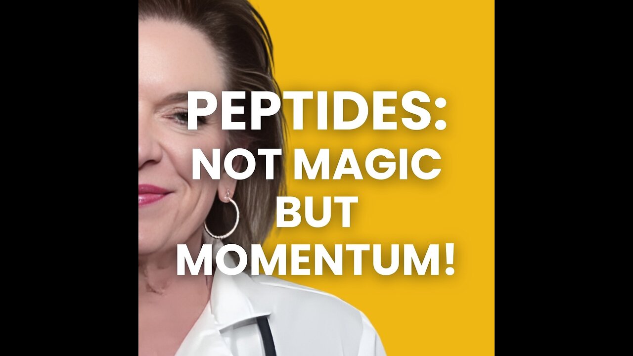 Peptides: Not Magic, But Momentum!