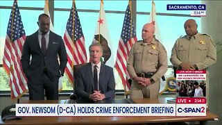 Newsom Stutters When Asked Why He's Surging Cops To Fight Crime While Claiming Crime Isn't A Problem