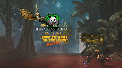 Panda Play: Boundless Blades Challenge Quest | Solo Run A Rank | Monster Hunter Wilds