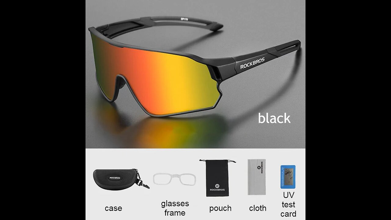 Cycling Glasses with Lightweight Design & UV Protection, for Cycling, Baseball, Fishing, Driving